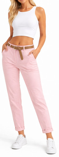 Damen chino hose stoffhose - damen,