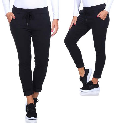 Hosen damen stretch stoffhose - stretch,