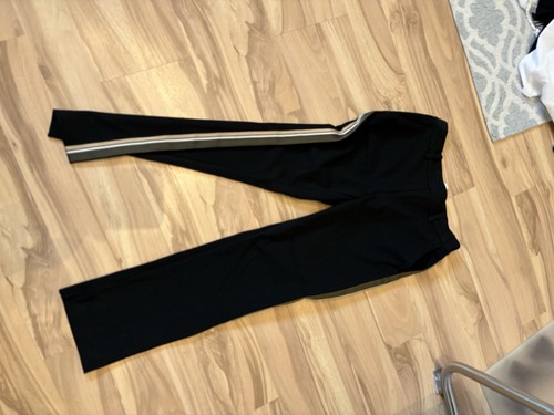 Stoff hose schwarz mit - hose,