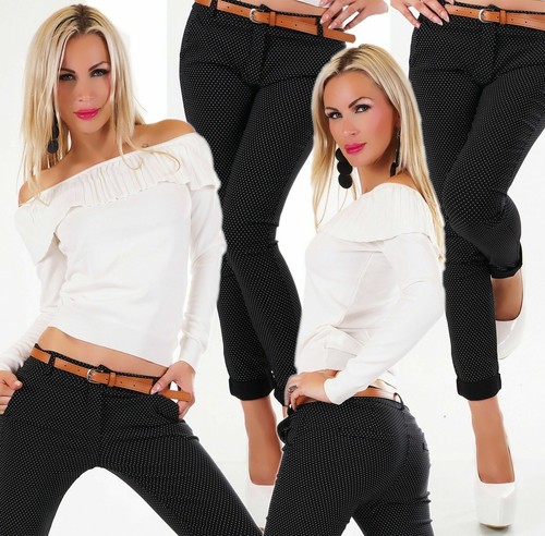 Italien damen chino hose - italien,