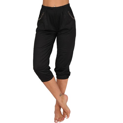 Hose capri nieten high - hose,