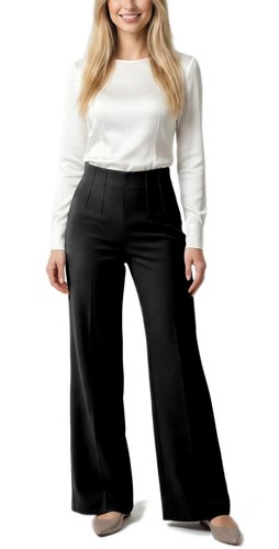Damen wide leg anzughose - wide,