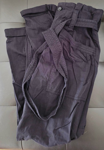 Topshop paperbag hose schwarz - topshop,